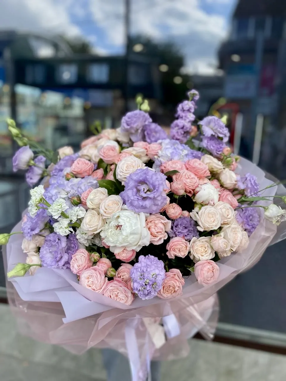 Круглые букеты