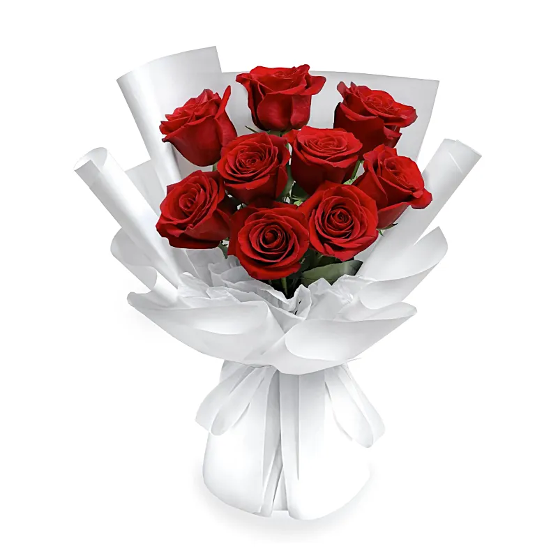 Букет из 9 красных роз