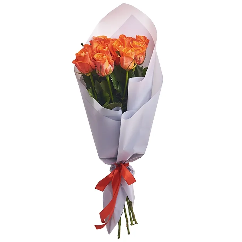 Букет из 11 оранжевых роз