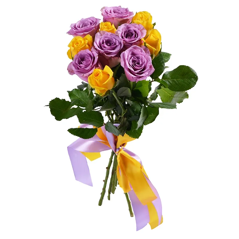 Букет из 11 роз светлый микс