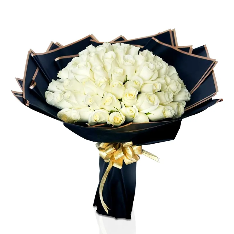 Букет из 51 белой розы