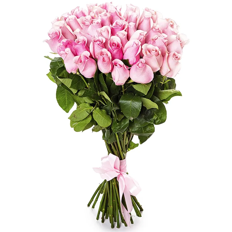 Букет из 35 розовых роз (80 см)