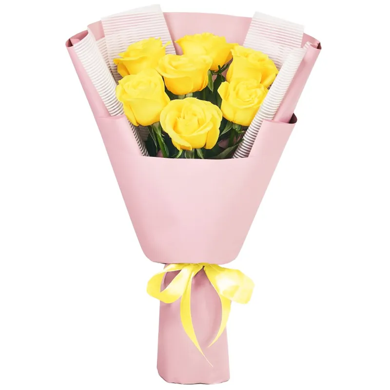 Букет из 7 желтых роз