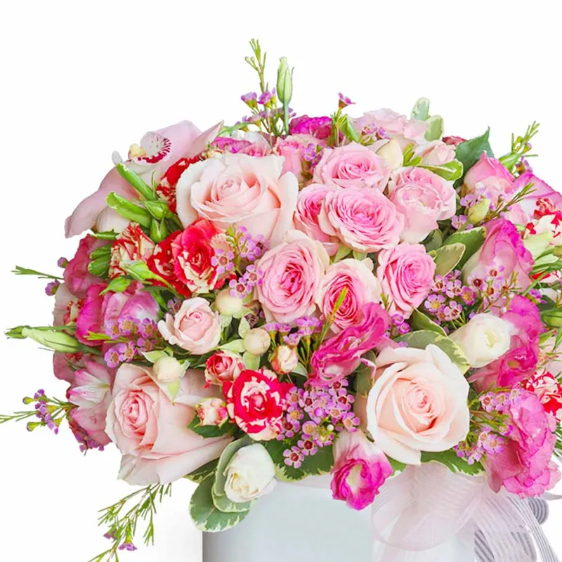 Цветы в коробке