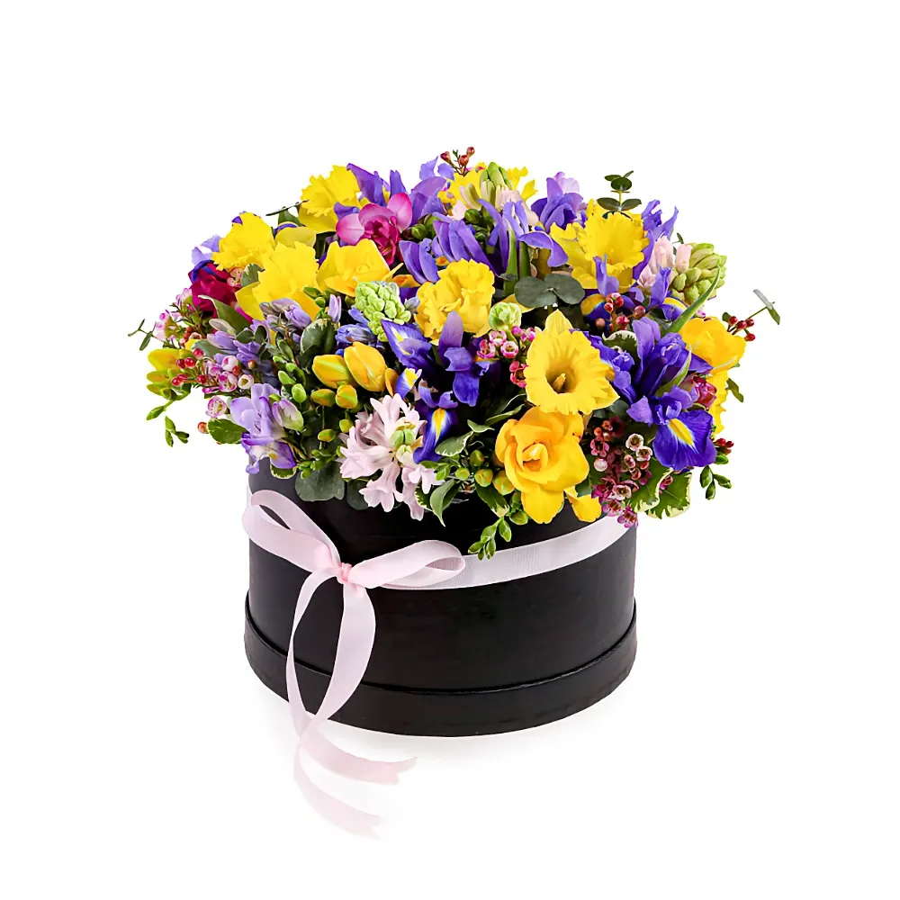 Цветы в коробке