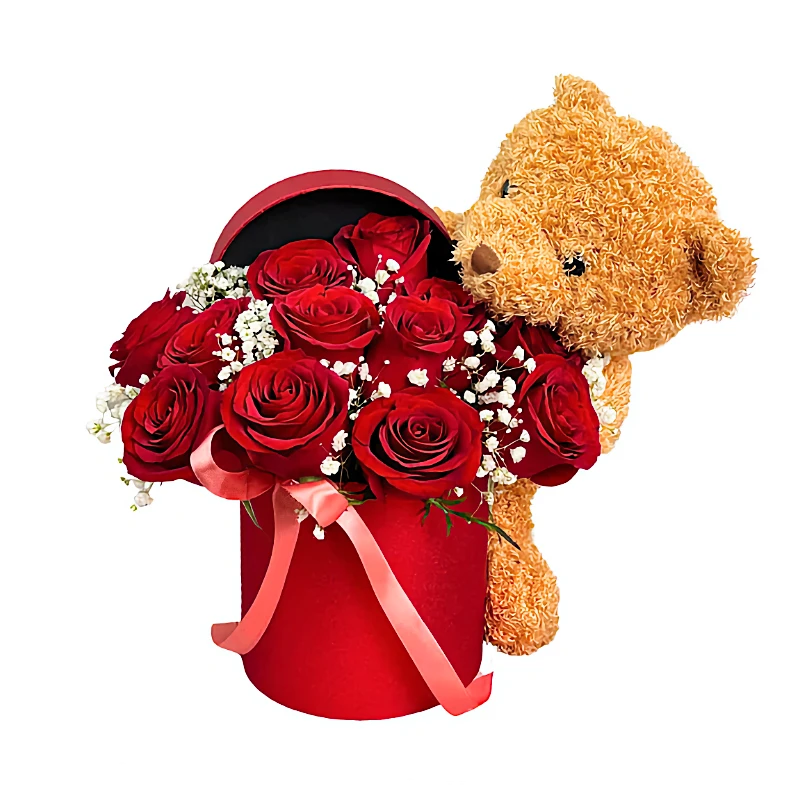 Цветы в коробке 