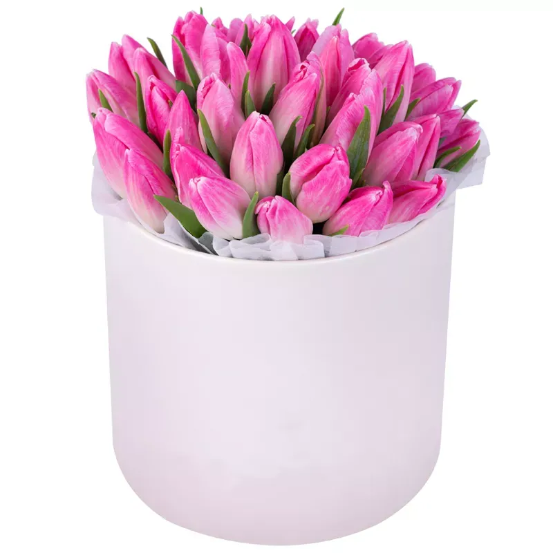 Цветы в коробке «Очаг любви»