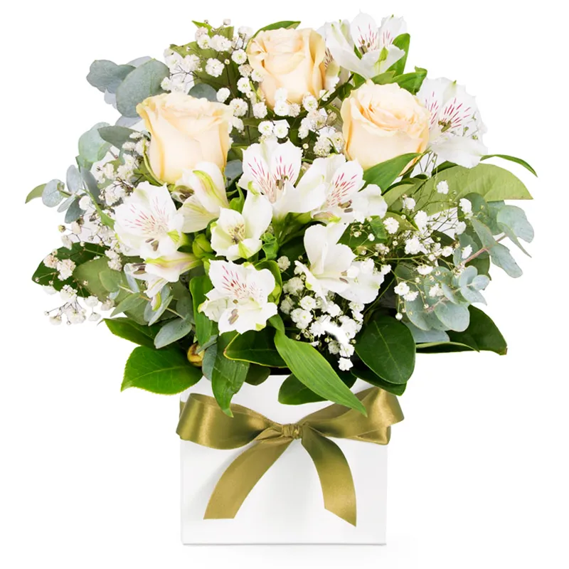 Цветы в коробке 