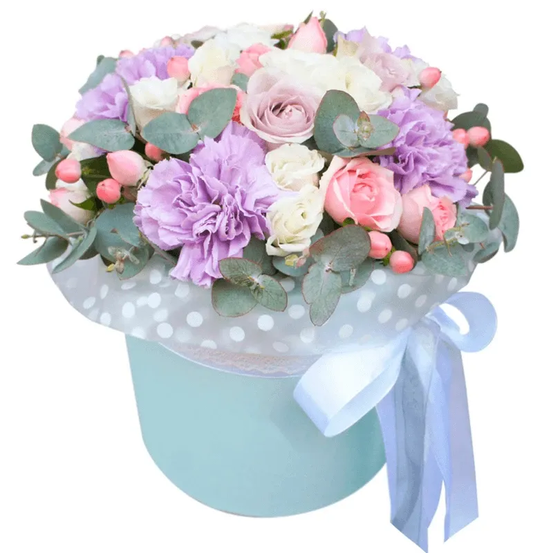 Цветы в коробке «Полет мотылька»