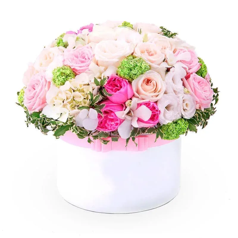 Цветы в коробке «Прекрасное утро»