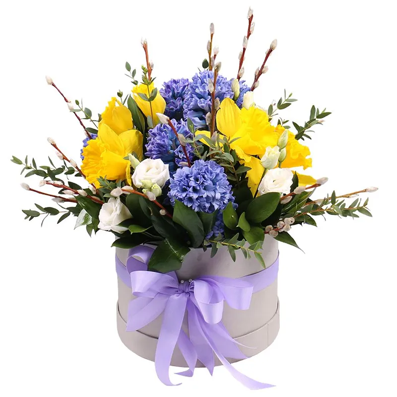 Цветы в коробке 