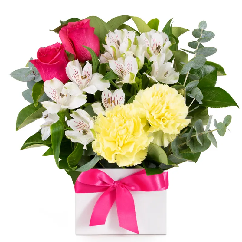 Цветы в коробке 