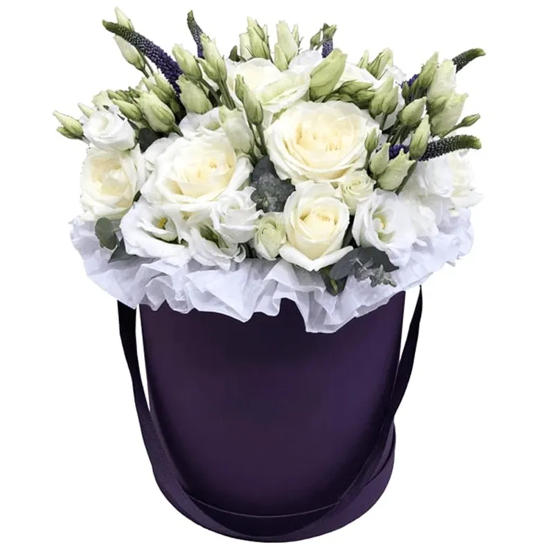 Цветы в коробке «Симфония счастья»