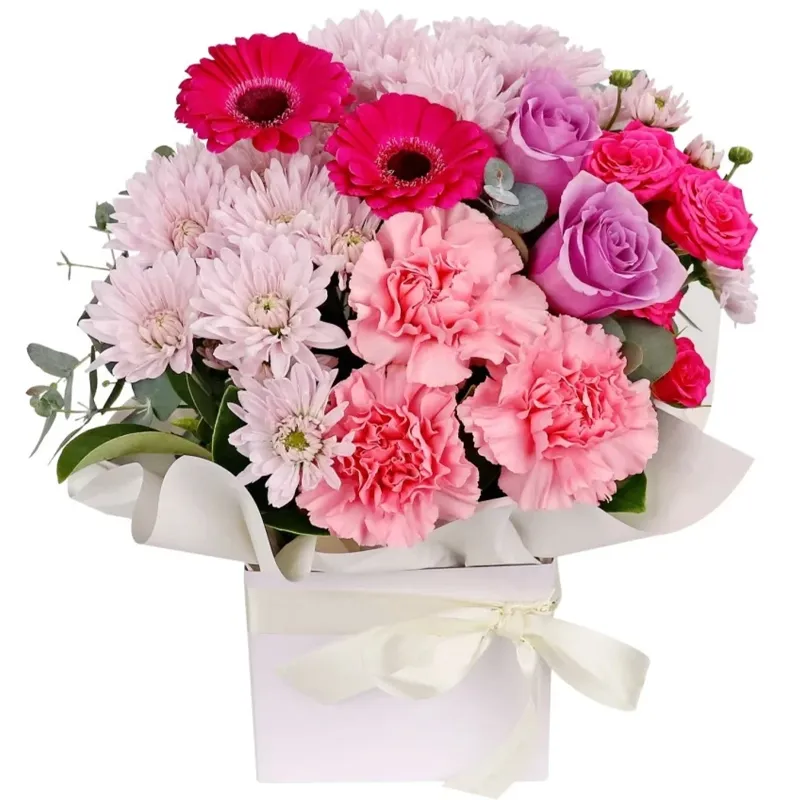 Цветы в коробке 