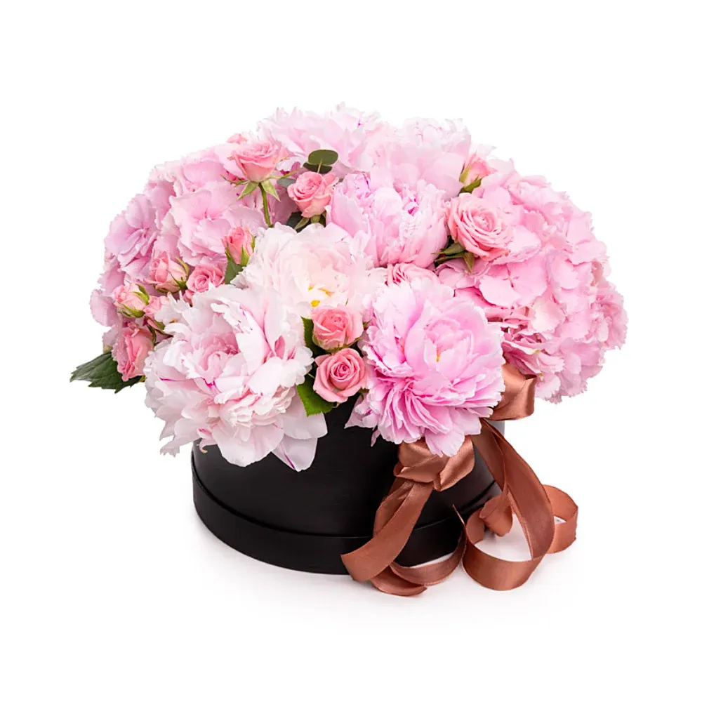 Цветы в коробке 