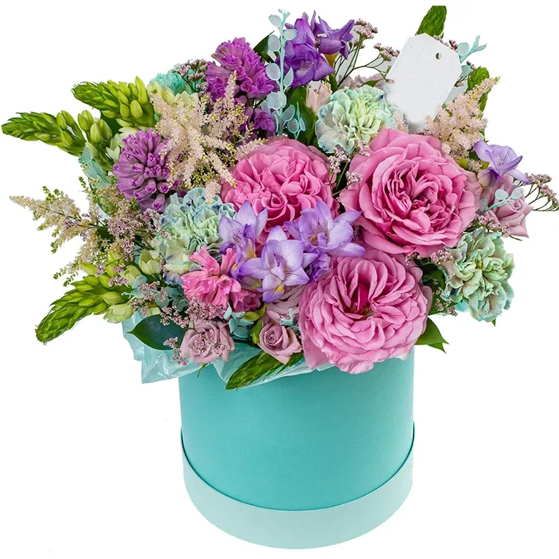 Цветы в коробке «Венский вальс»