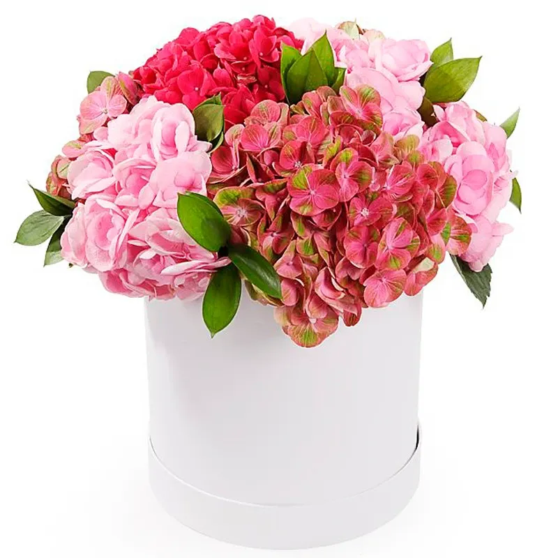 Цветы в коробке «Яркая улыбка»