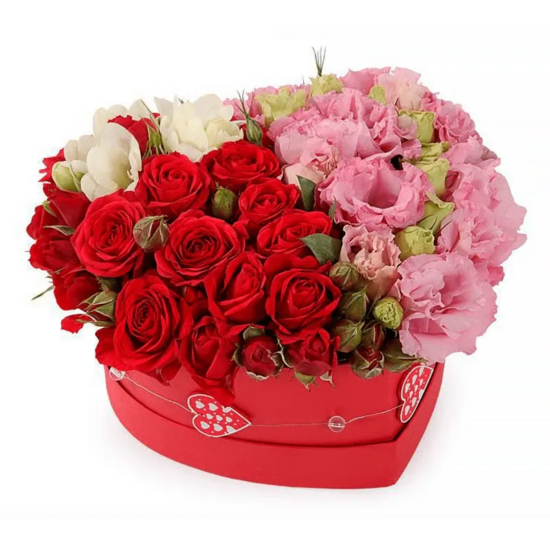 Цветы в коробке «Запоминающийся момент»