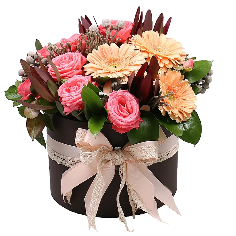 Цветы в коробке