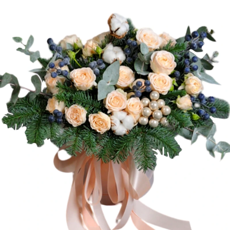 Композиция в шляпной коробке 