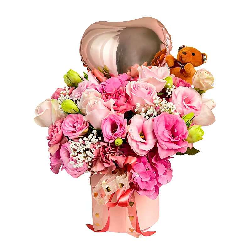 Композиция в шляпной коробке 