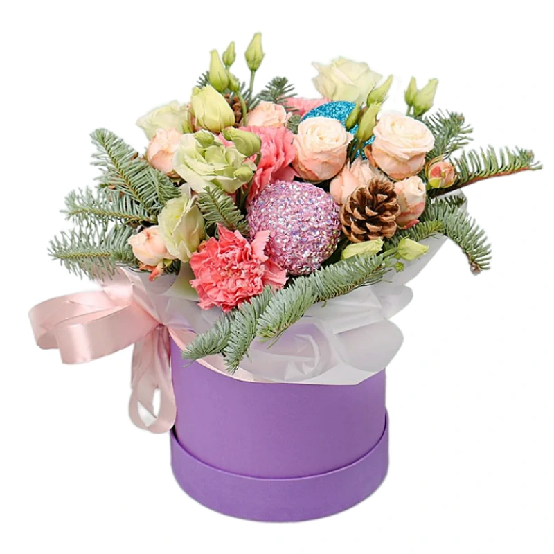 Композиция в шляпной коробке 