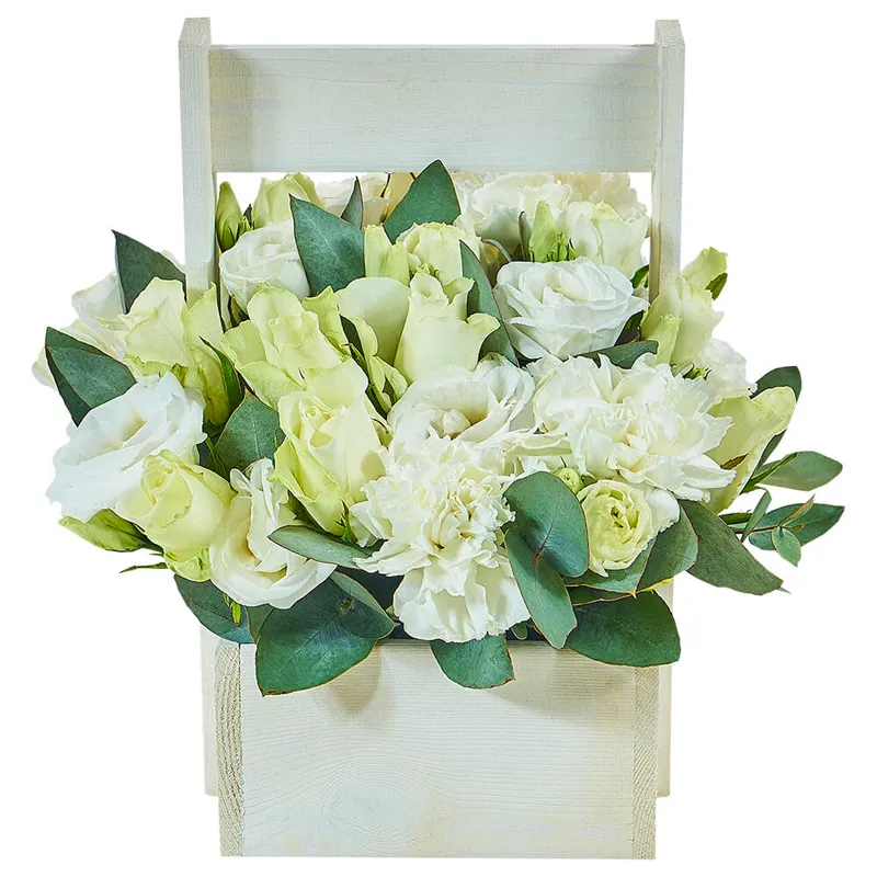 Корзина с цветами «Блестящий день»