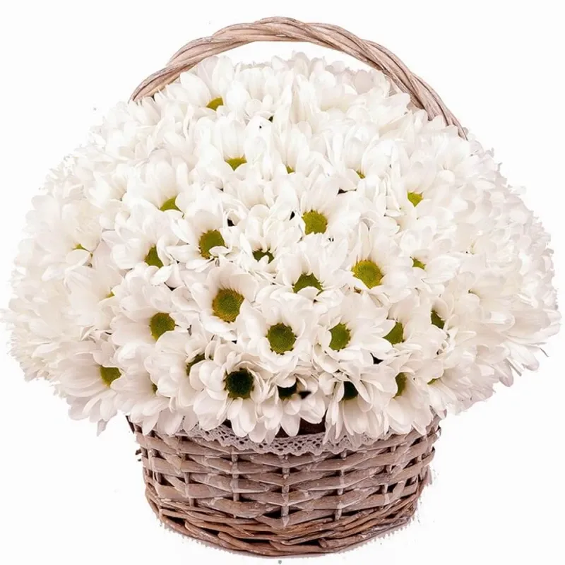 Корзина с цветами «Лето»