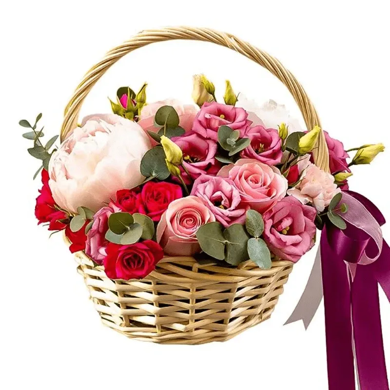 Корзина с цветами «Праздник»