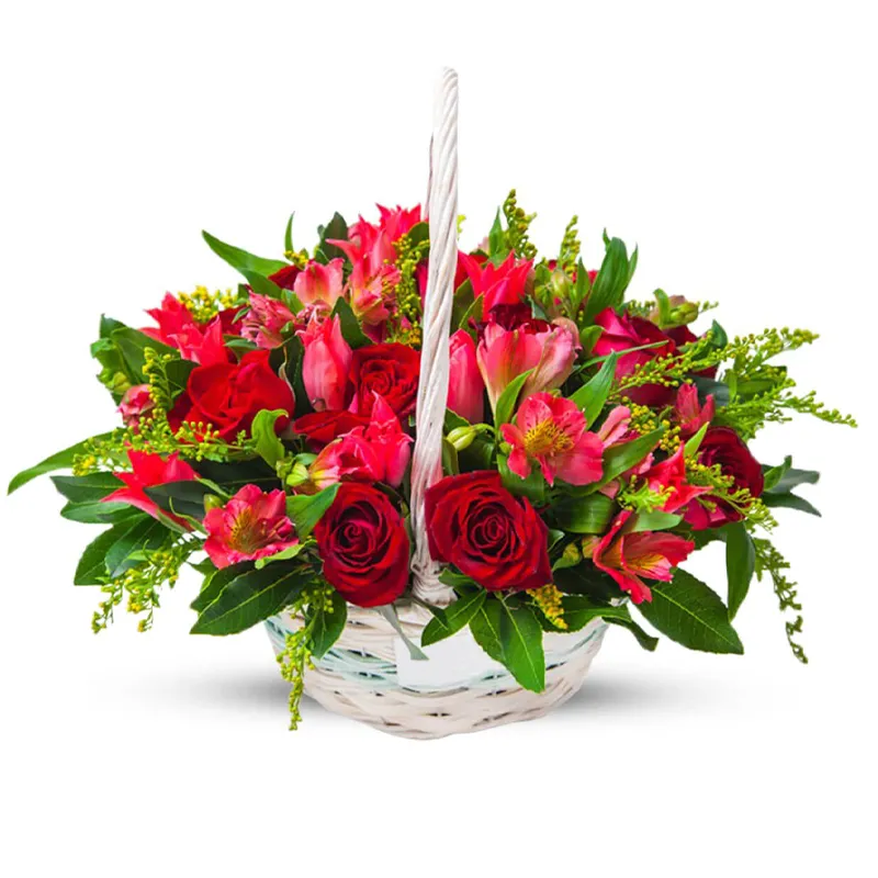Корзина с цветами