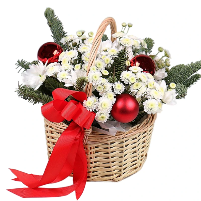 Корзина с цветами 